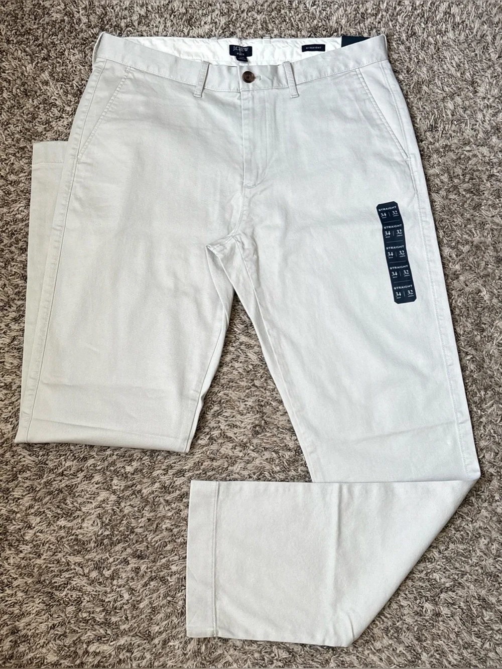 J. Crew Men's Chino Pants in Light Stone